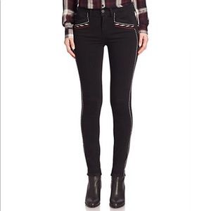 Paige Amberly Boleyn Embroidered Ultra-Skinny Jean